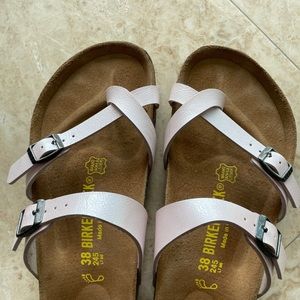 Birkenstock slide light pink size 8